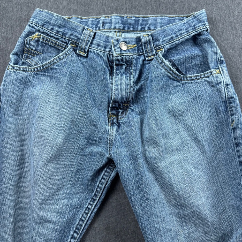 Wrangler Boys Blue Regular Fit Straight Leg Jeans Size 16 Regular 5SCBWDT - Picture 2 of 8